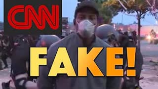 CNN CAUGHT RED HANDED FAKING BEING ARRESTED BY STATE PATROL ROFLMAO!