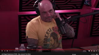 JOE ROGAN CAUGHT GETTING INSTRUCTIONS DURING ALEX JONES PODCAST RELAX... WE'RE HERE