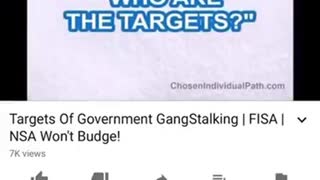 targets of government gang stalking FISA NSA wont budge