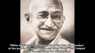 Gandhi Speaks on Jews And Hitler