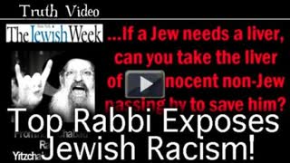 Top Rabbi Exposes Jewish Racism