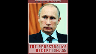 Putin as Stalin animated Gif (Perestroika Deception)