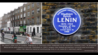 In 1908 Lenin lodged at 21 Tavistock Place