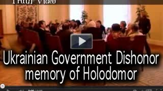 Ukrainian Government Dishonor memory of Holodomor and hold talks with Jewish ADL