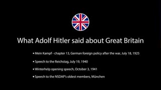 Adolf Hitler's Thoughts About The United Kingdom