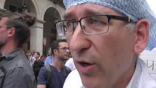 PARIS (BOURSE) - MANIFESTATION CONTRE LE PASS SANITAIRE