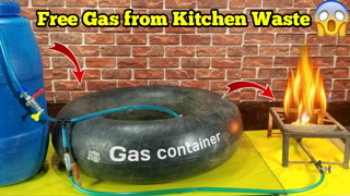 How To Make Free Gas from Fruit And Vegetables waste | Bio gas plant |