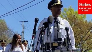 JUST IN: DC Metropolitan Police Chief Holds Press Briefing After Mass Shooting Outside Funeral Home