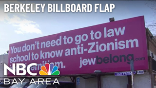 New Billboards About Antisemitism Sparks Debate in Berkeley