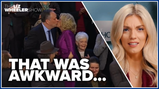 WTF: Jill Biden kisses Kamalaâ€™s Jew husband (on the mouth!)