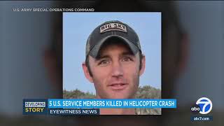 US identifies special ops troops killed in helicopter crash after training 'mishap'