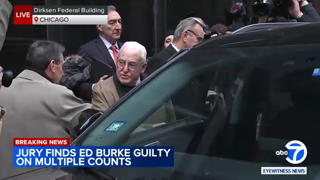 Former Ald. Ed Burke leaves court after conviction for racketeering, corruption