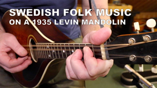 SWEDISH FOLK MUSIC ON MANDOLIN Orepolska VINTAGE LEVIN 1935