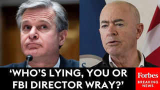 GOP Lawmaker Grills Alejandro Mayorkas Over His Testimony And The Testimony Of FBI Director Wray