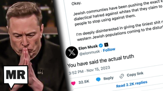 Elon Musk Promotes Tweet Claiming Jews Stoke Hatred Of White People As ‘The Actual Truth’