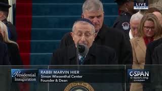 Prayer by Rabbi Marvin Hier, Dean, Simon Wiesenthal Center, President Trump Inauguration 2017