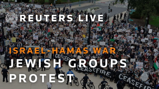 LIVE: Jewish groups call for Gaza ceasefire in DC rally