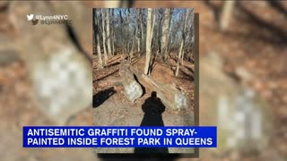 Antisemitic graffiti found spray-painted inside Queens park