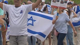 Opposing rallies regarding Israel, Palestine draw thousands to separate locations in Dallas