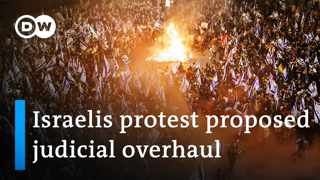 Massive protests against judicial overhaul in Israel | DW News