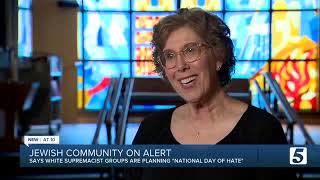 Jewish community on edge alert prior to National Day of Hate