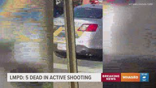 Louisville bank shooting: Video shows police response