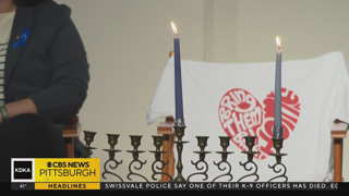 Jewish organizations mark first night of Hanukkah in Pittsburgh