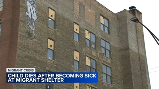 Chicago migrants say illness rampant at shelter where child died