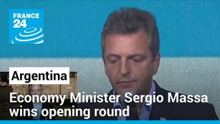 Argentine economy minister bags surprise win in first presidential vote • FRANCE 24 English