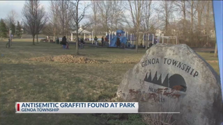 Antisemitic graffiti drawn at park in Genoa Township