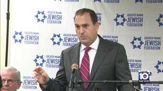 Local leaders gather in South Florida to speak out against the rise in Anti-Semitism