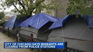 No migrants living at Chicago police stations for 1st time in months