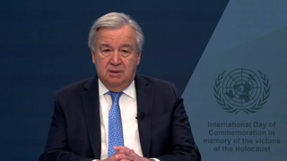 UN Secretary-General's message on the Day of Commemoration in Memory of the Victims of the Holocaust