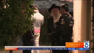 Suspect in custody after 2 Orthodox Jews shot outside synagogues in Los Angeles