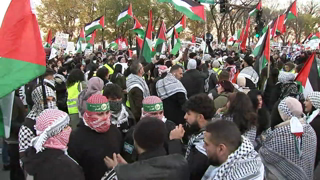 Pro-Palestinian protesters call for Gaza ceasefire, block Chicago traffic