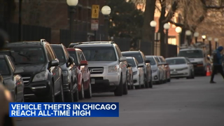 Chicago car thefts reached all-time high in 2023, police data shows