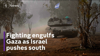 Israeli tanks push further south in Gaza as Palestinians launch general strike in West Bank