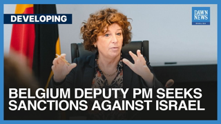 Belgium Deputy PM Seeks Sanctions Against Israel | Dawn News English