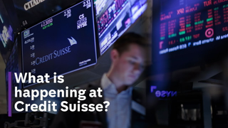 Credit Suisse shares tumble - sending US and Europe markets into red