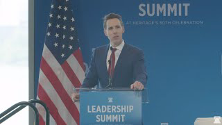 Hawley Sounds Alarm On â€œGreat Awokeningâ€ At Heritage Foundationâ€™s 50th Anniversary Leadership Summit