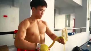 Wushu Sanda training in china