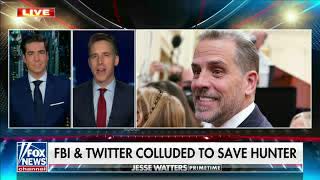 Sen. Hawley Joins Jesse Watters to Talk Big Tech & FBI Censoring NY Post Hunter Biden Laptop Story