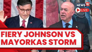 Mike Johnson LIVE | US House Speaker Mike Johnson Grills Secretary Mayorkas Live | U.S News| N18L