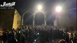 "Khaybar, Khaybar, O Jews Muhammad's army has begun to return!"Shouts of those in I'tikaf in Al-Aqsa