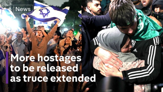 Israe Gaza: Truce extended for two more days - more hostages and detainees to be released