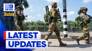 Overnight developments in Israel-Hamas war | 9 News Australia