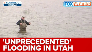 'Unprecedented': Spring Snowmelt Leaves Farms Underwater In Utah, Great Salt Lake Rising