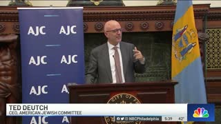 AJC CEO Ted Deutch on NBC Philadelphia: Antisemitism Never Just Stops with the Jews