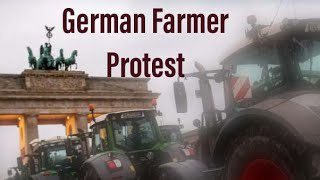 Angry German Farmers Protest in Berlin