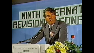 David Irving at the 9th IHR Conference (1989)